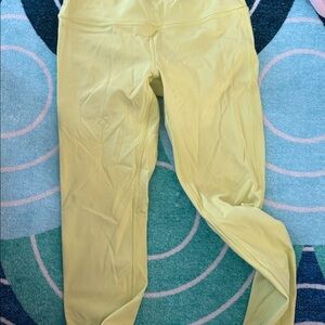 lululemon athletica Neon Yellow Leggings
